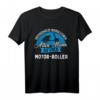 Unterschätze Niemals Einen Alten Mann Auf Einem Roller T-Shirt - Originelles Geschenk für Roller- & Mopedfahrer, Biker & Motorradliebhaber