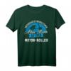 Unterschätze Niemals Einen Alten Mann Auf Einem Roller T-Shirt - Originelles Geschenk für Roller- & Mopedfahrer, Biker & Motorradliebhaber