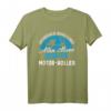 Unterschätze Niemals Einen Alten Mann Auf Einem Roller T-Shirt - Originelles Geschenk für Roller- & Mopedfahrer, Biker & Motorradliebhaber