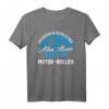 Unterschätze Niemals Einen Alten Mann Auf Einem Roller T-Shirt - Originelles Geschenk für Roller- & Mopedfahrer, Biker & Motorradliebhaber
