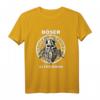 Retro Böser alter Mann Wikinger Totenkopf Schädel Skull T-Shirt – Maskulines Design mit klassischem Schnitt