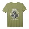 Retro Böser alter Mann Wikinger Totenkopf Schädel Skull T-Shirt – Maskulines Design mit klassischem Schnitt