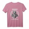 Retro Böser alter Mann Wikinger Totenkopf Schädel Skull T-Shirt – Maskulines Design mit klassischem Schnitt