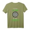 Ich bin zu alt für den Scheiß - Witziges Dart Geschenk T-Shirt für Männer, Fans & Choleriker beim Dartspiel zu Weihnachten & Geburtstag