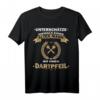 Unterschätze niemals einen alten Mann mit einem Dartpfeil T-Shirt – Lustiges Geschenk für Dartspieler im Ruhestand