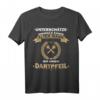 Unterschätze niemals einen alten Mann mit einem Dartpfeil T-Shirt – Lustiges Geschenk für Dartspieler im Ruhestand