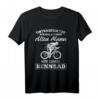 Alter Mann mit Rennrad Rentner Fahrradfahrer T-Shirt – Motivationsspruch für Radfahrer im Ruhestand