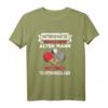 Unterschätze niemals einen alten Mann Tischtennisschläger T-Shirt - Lustiges Geschenk für Tischtennisspieler, Hobbyspieler & Freunde