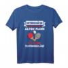 Unterschätze niemals einen alten Mann Tischtennisschläger T-Shirt - Lustiges Geschenk für Tischtennisspieler, Hobbyspieler & Freunde