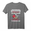 Unterschätze niemals einen alten Mann Tischtennisschläger T-Shirt - Lustiges Geschenk für Tischtennisspieler, Hobbyspieler & Freunde