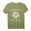 10. Geburtstag Legendär Seit 2012 Fußball T-Shirt – Perfektes Geschenk für 10-Jährige Fußballfans, Jungen & Mädchen