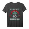 Dartspieler 60. Geburtstag T-Shirt mit Spruch 'Ich bin nicht 60, ich bin Tripel 20' – Lustiges Dart Outfit für Geburtstagsfeier & Dartfans