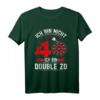 Ich bin nicht 40 ich bin Doppel 20 - Lustiges Dart T-Shirt für den HapMonkey im Club der alten Säcke