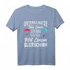 Unterschätze niemals einen alten Mann mit einem Gleitschirm T-Shirt - Perfekt für Paraglider, Extremsportler und Flugliebhaber als Geschenk