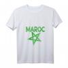 Vintage Marokko Landkarte & Flagge T-Shirt mit V-Ausschnitt - Patriotisches Marokko Geschenk für Fans und Reisende