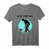 Keep Curling T-Shirt zum HapMonkey – Wintersport & Curling Fans feiern auf dem Eis