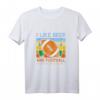 I Like Beer American Football 3 Personen Lustiges Sport Tank Top – Perfektes Geschenk für Fußball- und Football-Fans zum Spieltag, Geburtstag, Vatertag & Weihnachten
