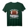 Kinder American Football Motiv Footballspieler Geschenk T-Shirt - Perfekt für Jungen und Mädchen als Geburtstags- oder Geschenkidee