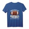 Kinder American Football Motiv Footballspieler Geschenk T-Shirt - Perfekt für Jungen und Mädchen als Geburtstags- oder Geschenkidee
