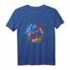 Bunter American Football Splash Design Langarmshirt – Sportliches, langlebiges Shirt für Football Fans