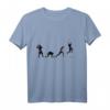 Evolution of Flag Football American Football Tackle Football T-Shirt – Klassisch geschnitten, doppelt genähter Saum für Football Fans