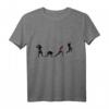 Evolution of Flag Football American Football Tackle Football T-Shirt – Klassisch geschnitten, doppelt genähter Saum für Football Fans
