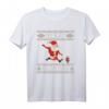 Lustiges Ugly Christmas Football Team Kicker Geschenk T-Shirt - Humorvolles American Football Motiv für Weihnachtsfeier & Fans