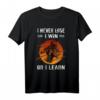 American Football & Fußball T-Shirt – Ich verliere, ich gewinne oder ich lerne – Motivierende Sportbekleidung für Fans