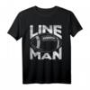 Line Man American Football Vintage Gridiron Sport Team T-Shirt – Perfektes Geschenk für Fans, Spieler & Supporter zum Game Day, Geburtstag & Feiertagen