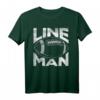 Line Man American Football Vintage Gridiron Sport Team T-Shirt – Perfektes Geschenk für Fans, Spieler & Supporter zum Game Day, Geburtstag & Feiertagen