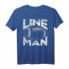 Line Man American Football Vintage Gridiron Sport Team T-Shirt – Perfektes Geschenk für Fans, Spieler & Supporter zum Game Day, Geburtstag & Feiertagen