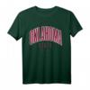 OKLAHOMA US State EST 1907 Retro T-Shirt in Heidegrau – Amerikanischer College-Stil, Vintage Design