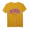 OKLAHOMA US State EST 1907 Retro T-Shirt in Heidegrau – Amerikanischer College-Stil, Vintage Design