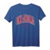 OKLAHOMA US State EST 1907 Retro T-Shirt in Heidegrau – Amerikanischer College-Stil, Vintage Design