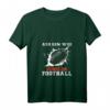 Damen Aus Dem Weg Ich Muss Zum American Football T-Shirt mit V-Ausschnitt – Lustiges Football Outfit für Damen