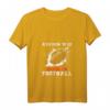 Damen Aus Dem Weg Ich Muss Zum American Football T-Shirt mit V-Ausschnitt – Lustiges Football Outfit für Damen