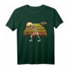 Dabbing Skelett Vintage American Football Spieler T-Shirt – Stylisches Fan-Shirt mit Vintage-Design für Football-Enthusiasten
