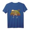 Dabbing Skelett Vintage American Football Spieler T-Shirt – Stylisches Fan-Shirt mit Vintage-Design für Football-Enthusiasten
