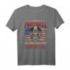 40 Geburtstag Totenkopf T-Shirt – Vintage American Football Geschenk für Fans und Spieler, perfekt für jeden Sonntag & Playoffs