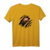 Love American Football In Me Ball Player Distressed Fan T-Shirt – Perfektes Geschenk für Football Fans, Quarterbacks & Trainer für Spieltage & Sunday Funday