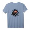 Love American Football In Me Ball Player Distressed Fan T-Shirt – Perfektes Geschenk für Football Fans, Quarterbacks & Trainer für Spieltage & Sunday Funday