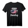 American Football Fan T-Shirt für jeden verdammten Sonntag - Perfekt für Coaches, Trainer und Football-Liebhaber