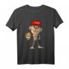 Süßer Affe mit Football - Lustiges American Football T-Shirt für Fans, Spieler und Freizeit