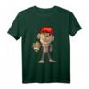 Süßer Affe mit Football - Lustiges American Football T-Shirt für Fans, Spieler und Freizeit