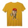Süßer Affe mit Football - Lustiges American Football T-Shirt für Fans, Spieler und Freizeit