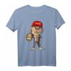 Süßer Affe mit Football - Lustiges American Football T-Shirt für Fans, Spieler und Freizeit