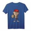 Süßer Affe mit Football - Lustiges American Football T-Shirt für Fans, Spieler und Freizeit