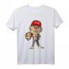 Süßer Affe mit Football - Lustiges American Football T-Shirt für Fans, Spieler und Freizeit