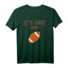 Zeit American Sport Football T-Shirt für Frauen, Männer & Kinder – Perfekte Geschenkidee für Football-Fans, Familien & Freunde bei Playoffs & Finals