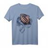 American Football Sport Ball Geschenk T-Shirt – Patriotisches Fan-Shirt für Feiertage & Militärveteranen